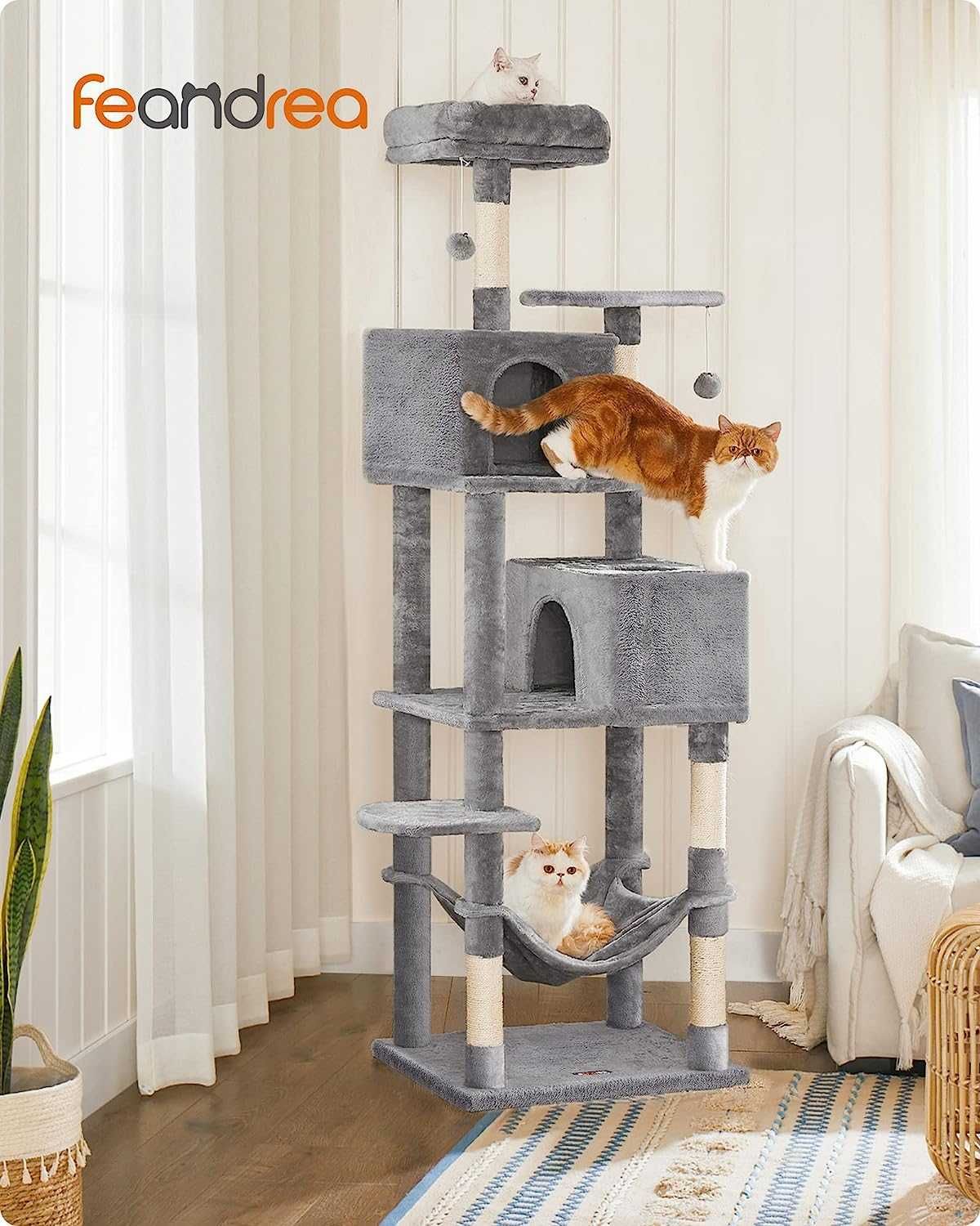 Drapak dla kota 191cm drzewko legowisko kotów budka