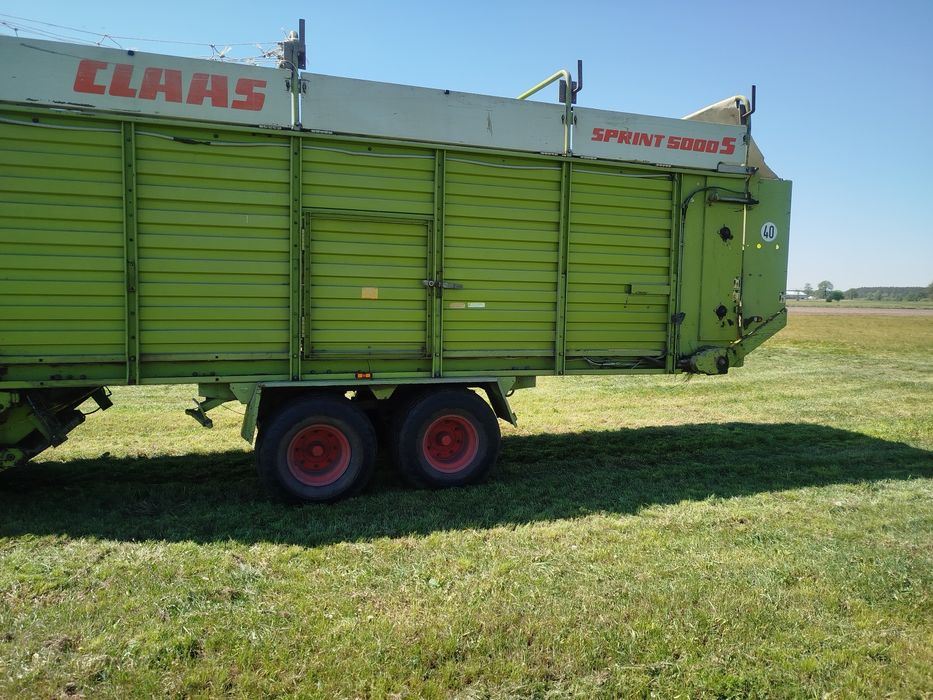 Przyczepa samozbierająca Claas sprint 5000
