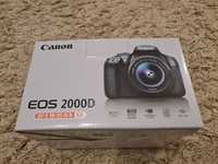 Canon EOS 2000D + obiektyw EFS 18-55 mm NOWY ZESTAW