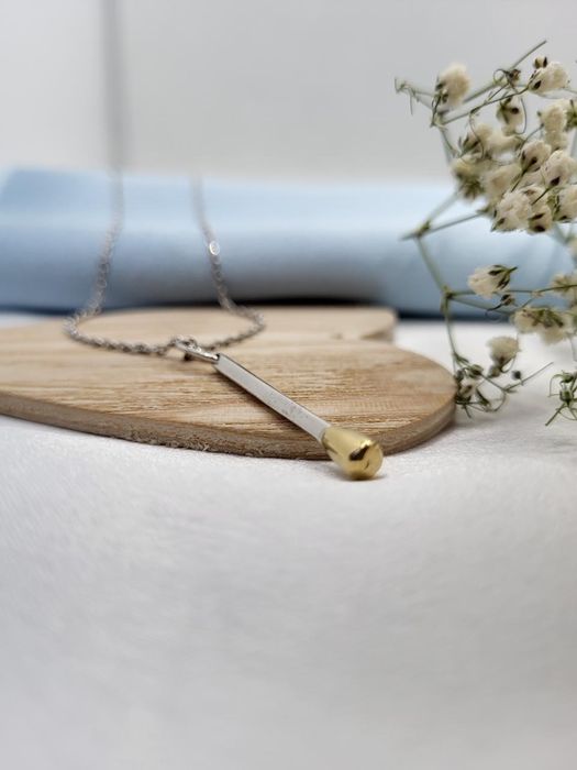 Підвіс, кулон «Сірник», срібло