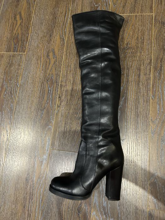 Ботфорди шкіряні