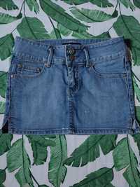 Krótka spódniczka mini jeansowa dżinsowa