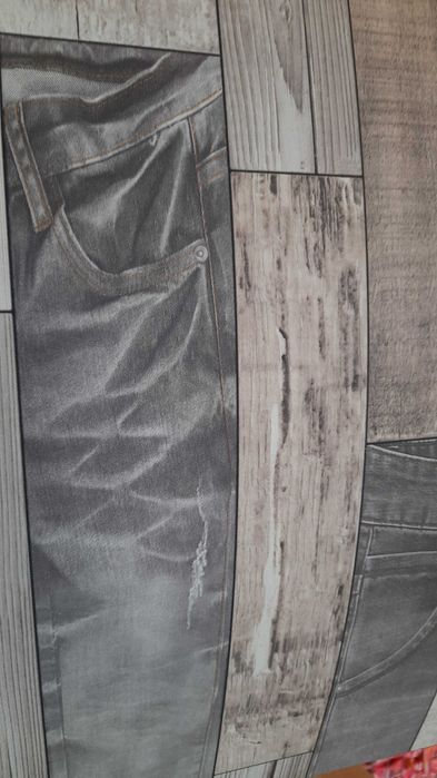 Tapeta dżinsy-deski