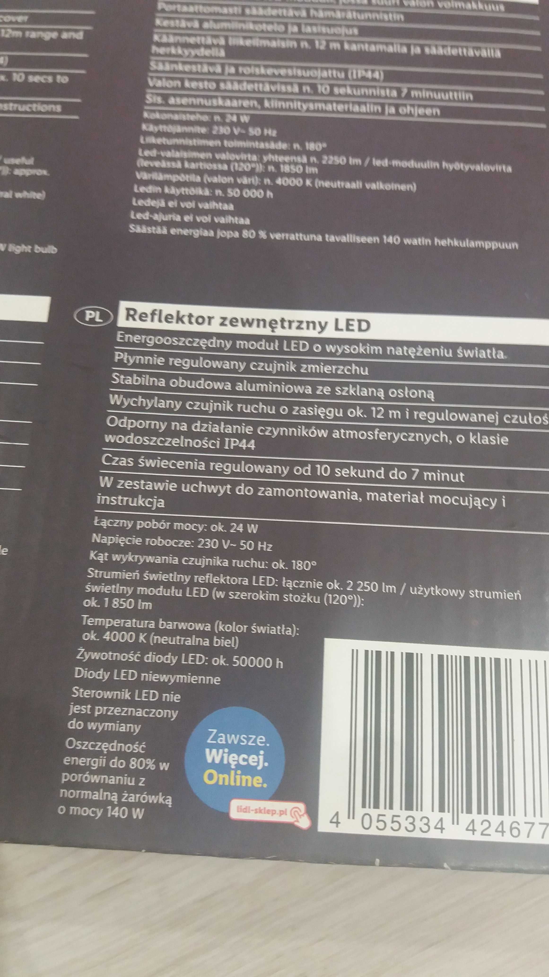 Lampa LED zewnętrzna