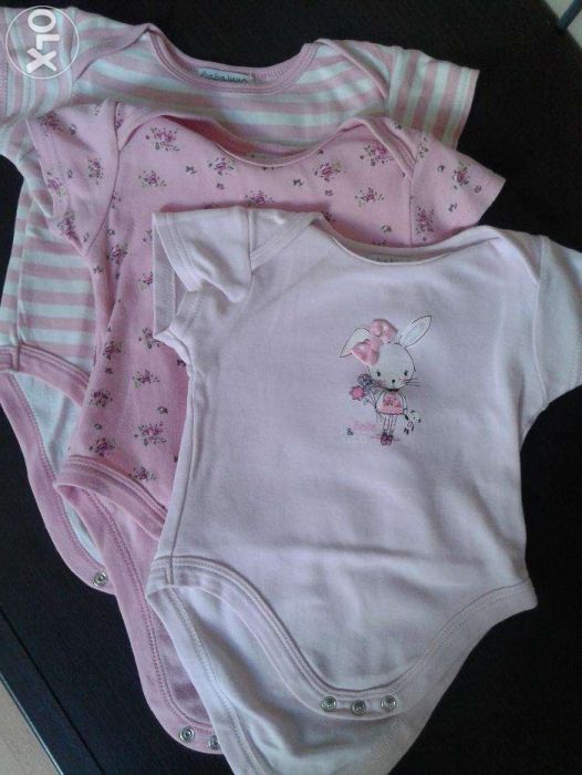 zestaw 3 sztuk body marki Babaluno, rozm. 74 cm