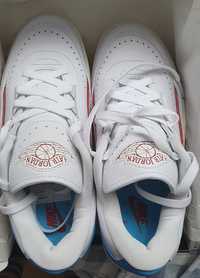 Nike JORDAN 2 Retro Low  White/Gym Red/Powder Blue