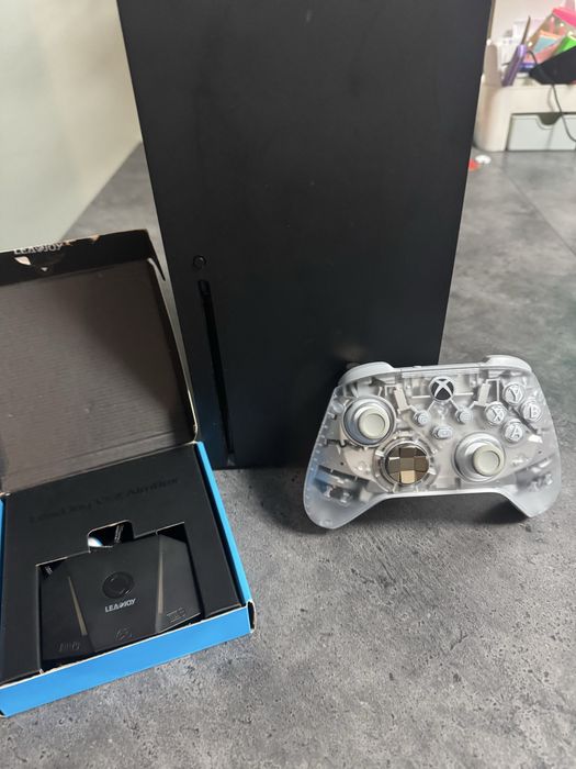 Xbox, pad ghost cypher, leadjoy v2  oraz gry.