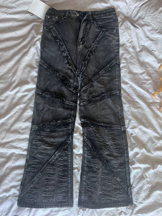 штаны в стиле у2к архив ск8 скейт стиль рик овенс sk8 Rick Owen's