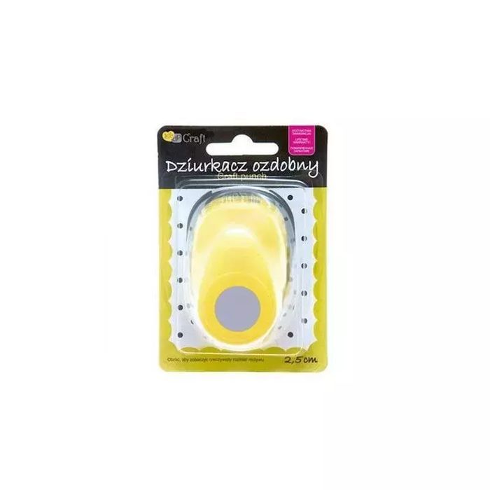 Dziurkacz ozdobny 2,5cm koło. Dalprint. Nowy Produkt