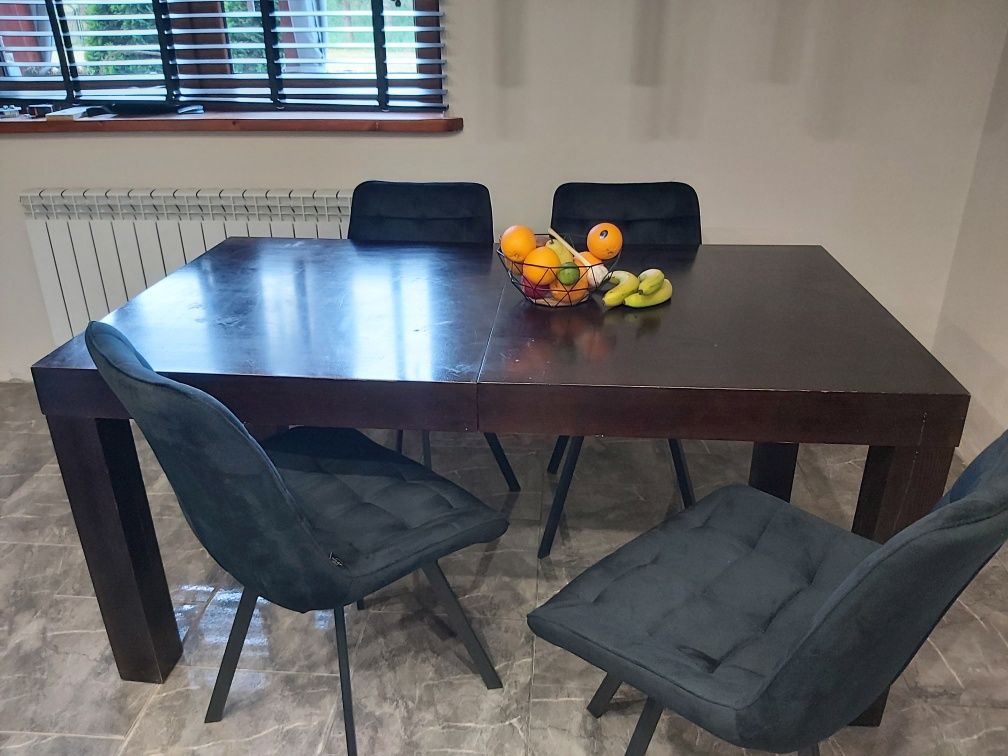 Stół rozkldny wenge