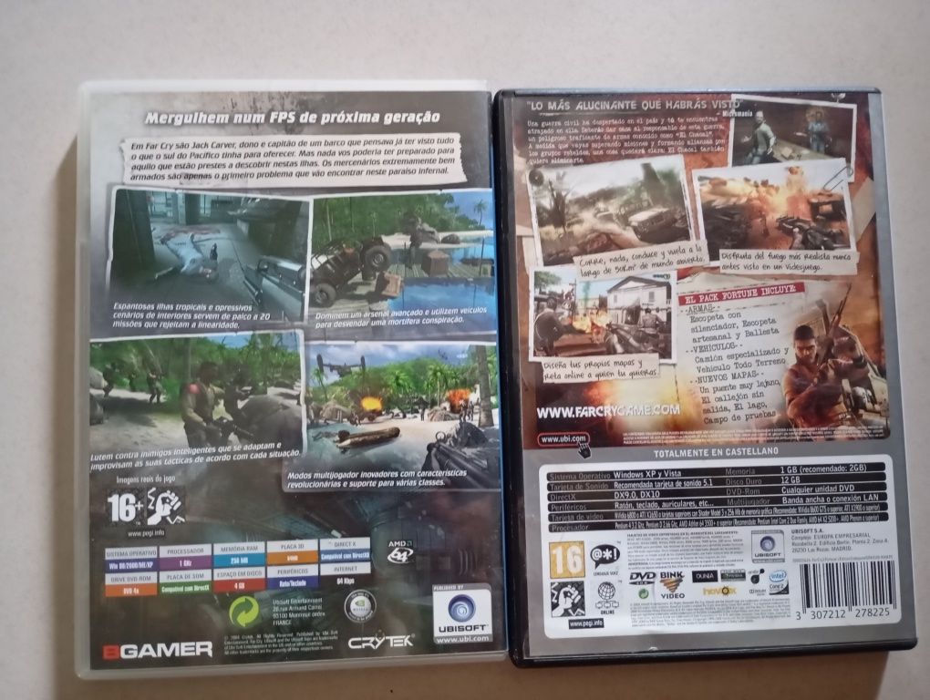 FarCry 1 e 2 Pc Cdrom