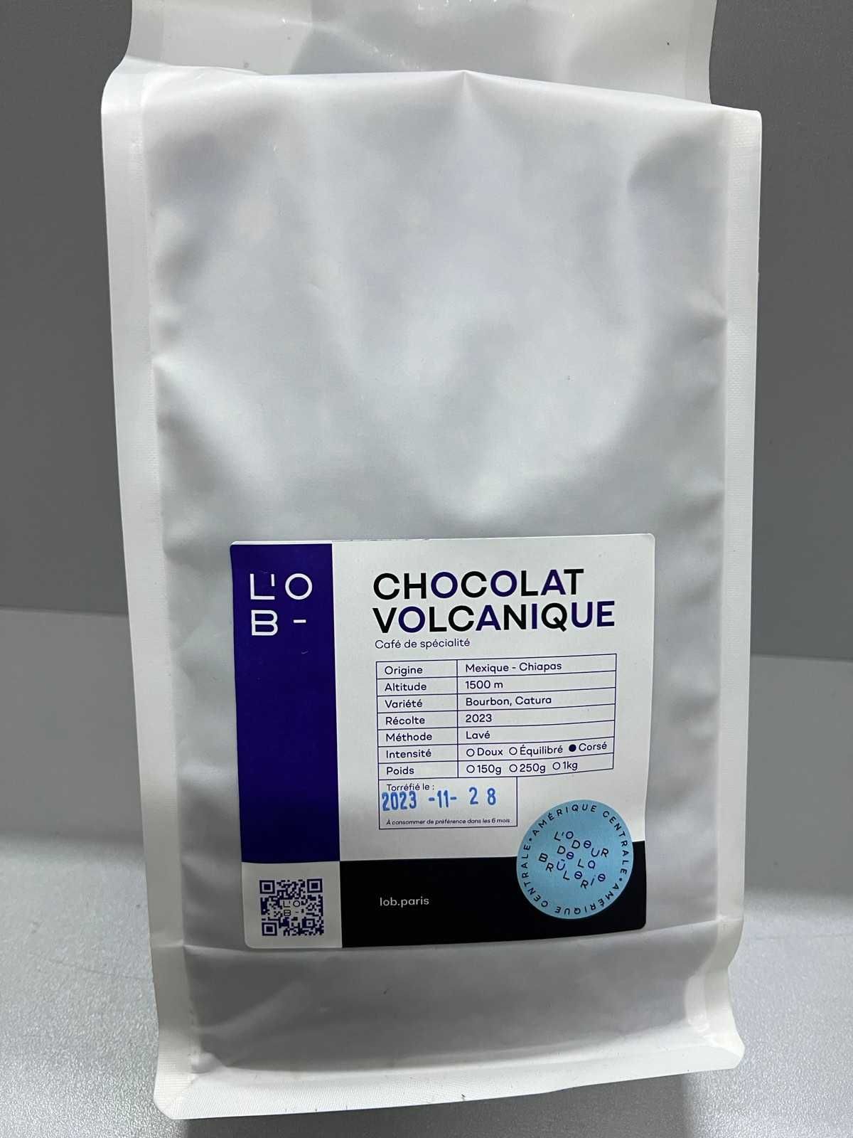 L'OB L'Odeur de la Brûlerie Chocolat - Volcanique Кофе в зернах, 1 кг