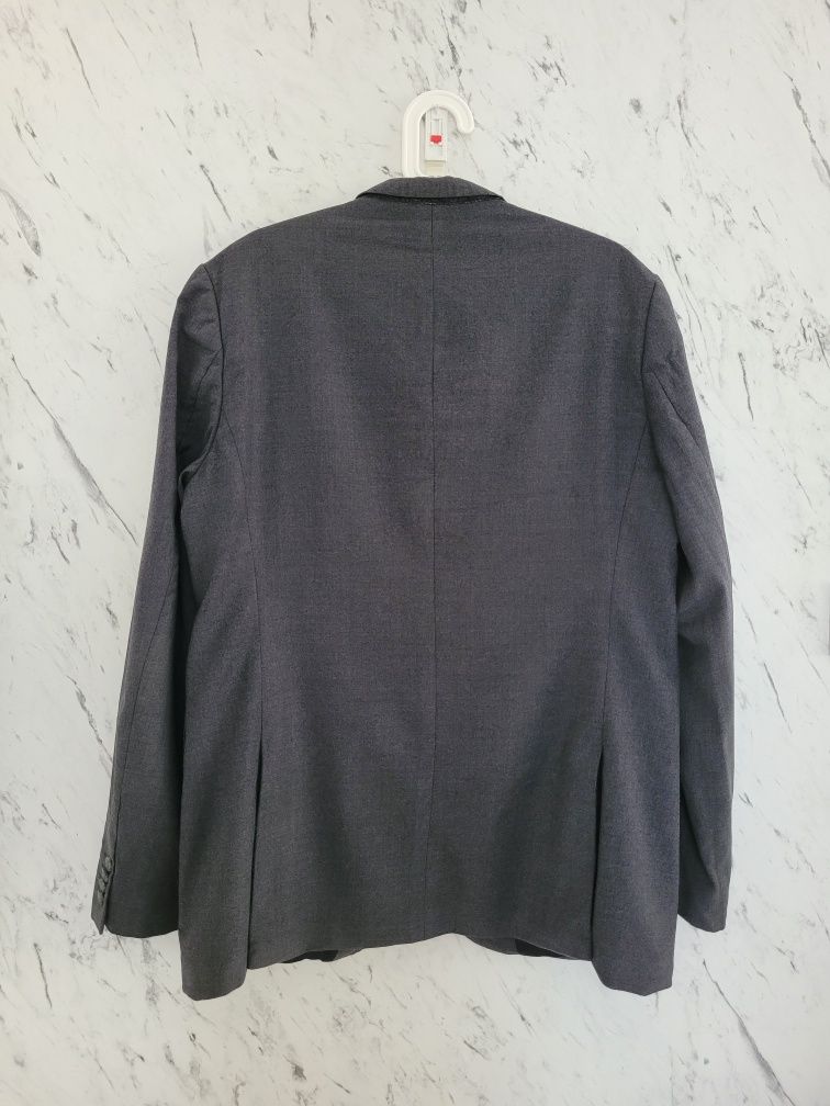 Wełniana marynarka premium basic 100% wełna Marlane