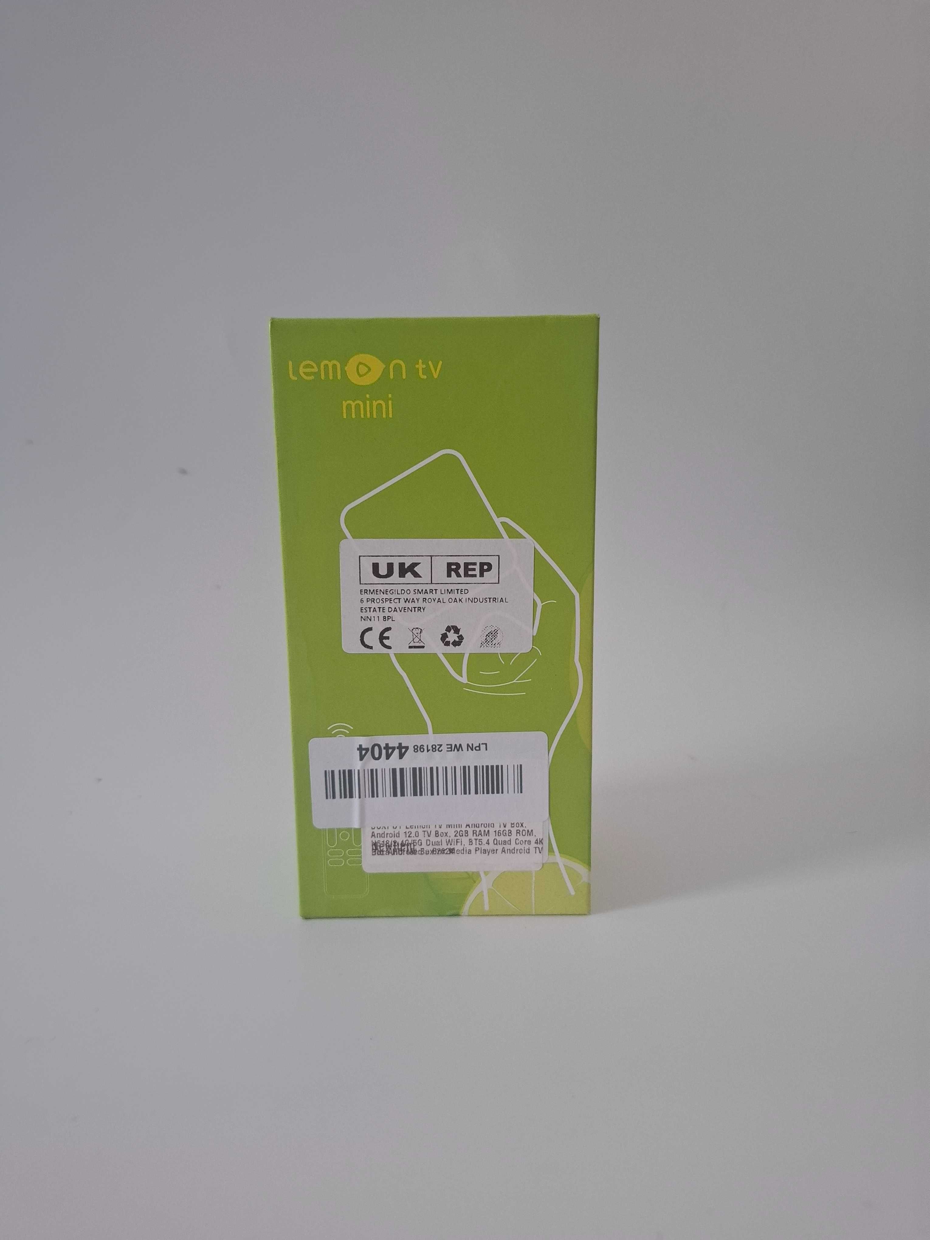 Lemon TV Mini Android TV Box, Android 12.0 TV Box, 2 GB RAM 16 GB ROM