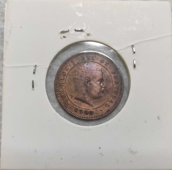 Moeda 5 Reis - 1900 - Excelente Estado