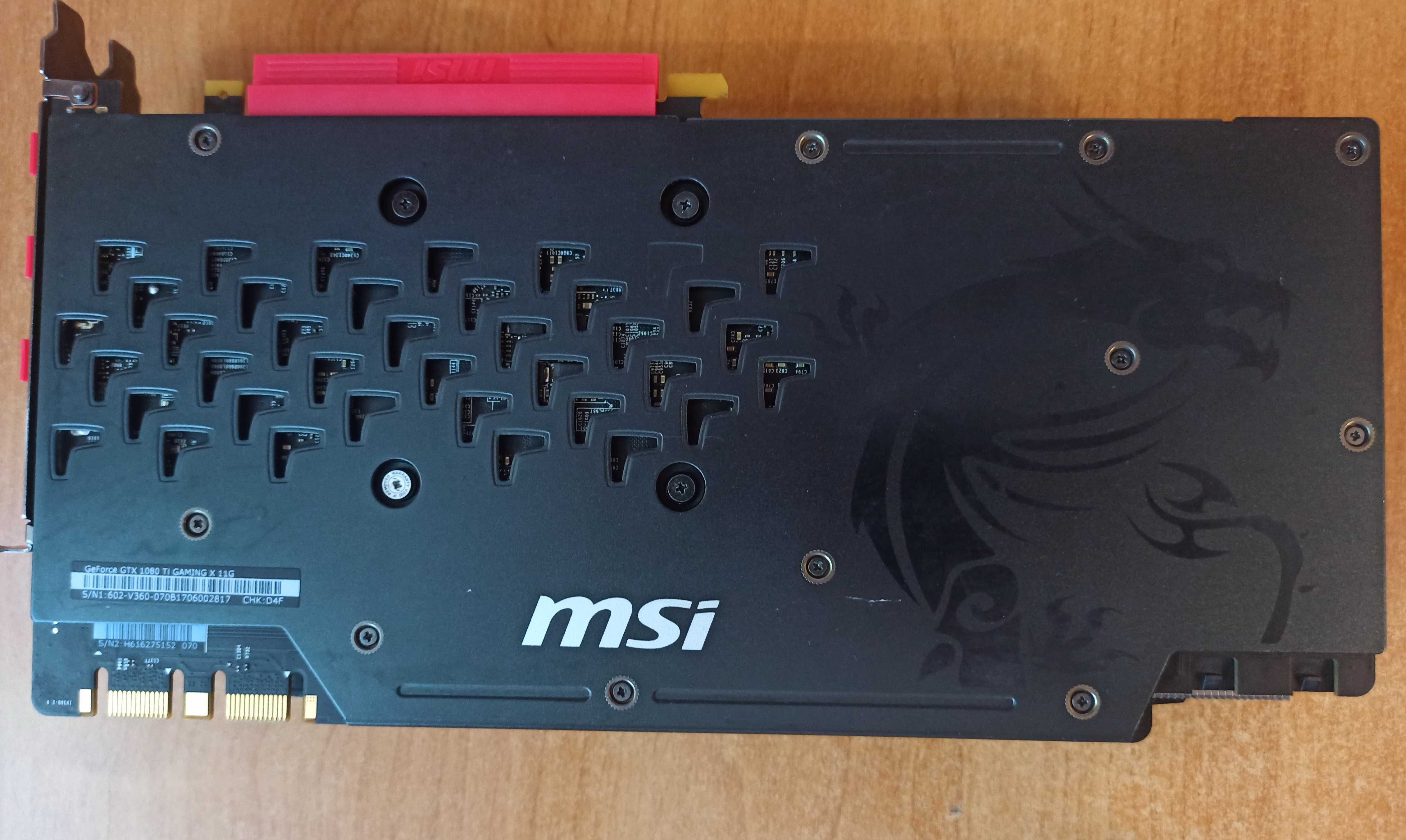 MSI GTX 1080 Ti GAMING X 11G NVIDIA karta graficzna