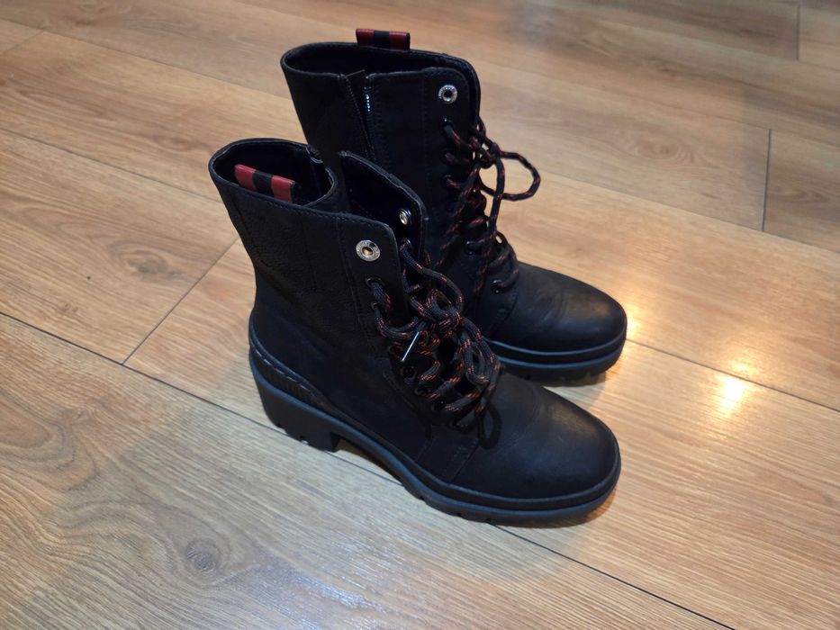 Botki damskie na obcasie