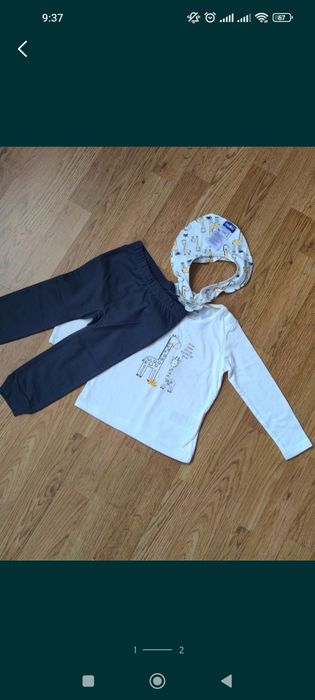 Пакет одягу великий для хлопчика  9-12м