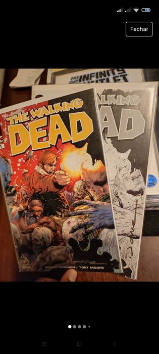 The Walking Dead #1 autografado Jerome Opena