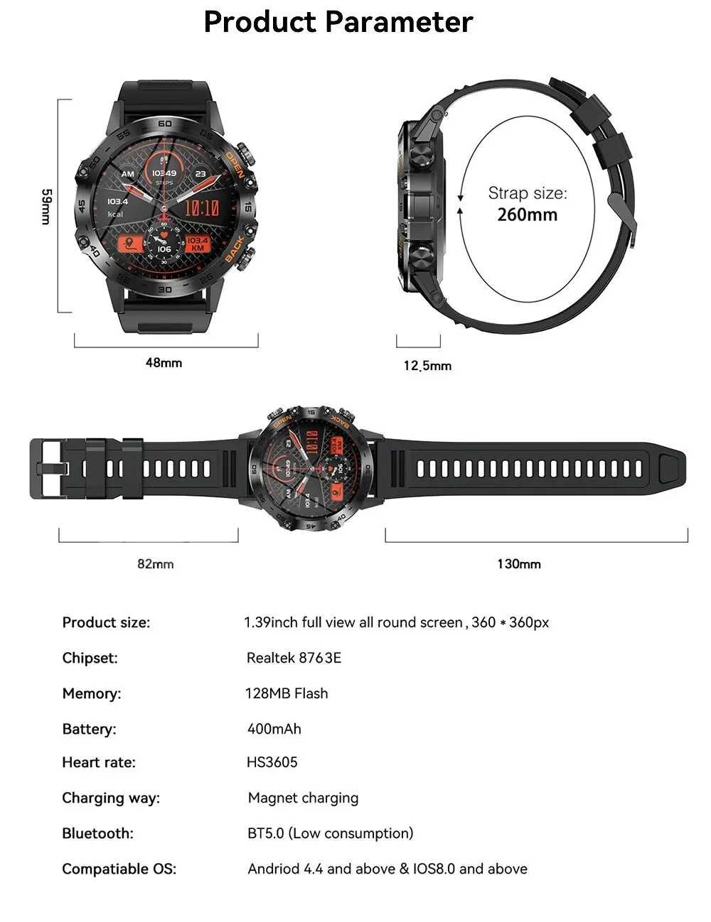 Lige-Smartwatch novo