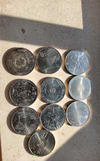 10 moedas 5 € comemorativas