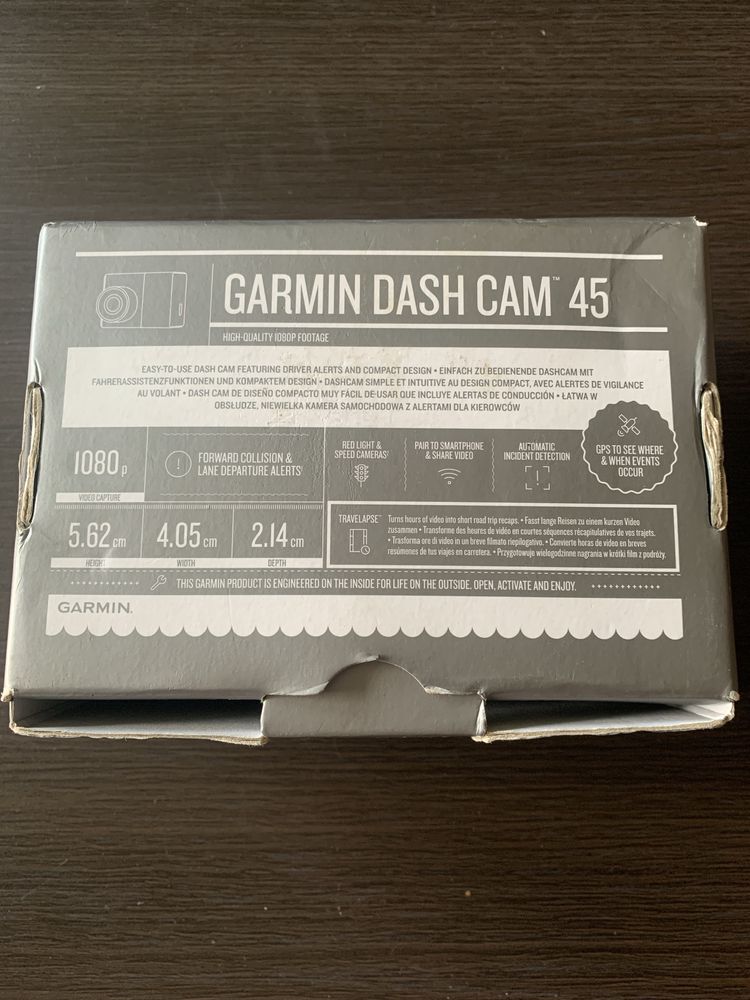 Kamera samochodowa rejestratorGarmin dash Cam 45