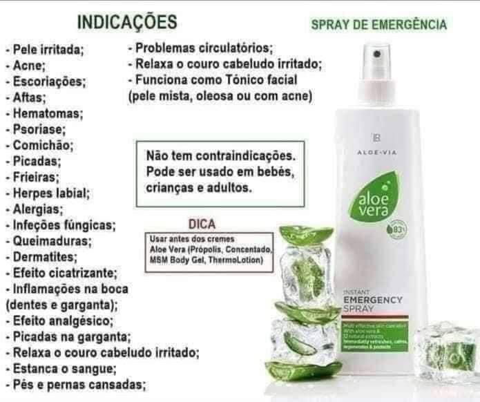 Spray de Emergência 400ml Aloe Vera