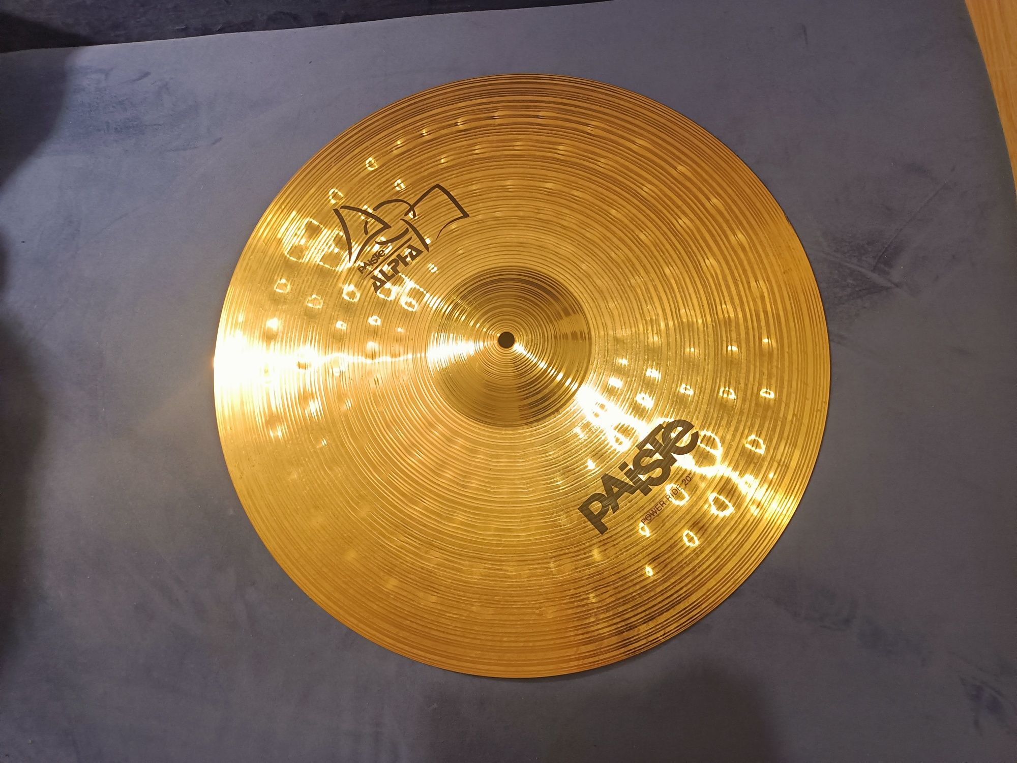 Talerz perkusyjny Paiste Alpha Power Ride 20", stan idealny, perkusja