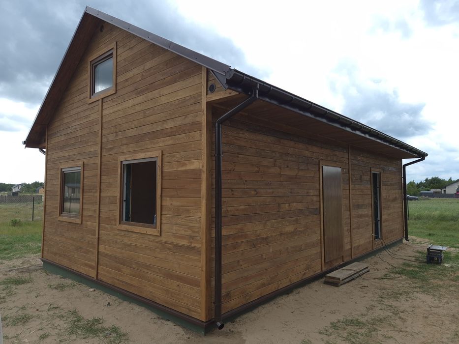 Domek całoroczny drewniany
