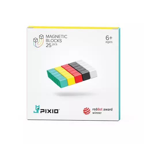 Klocki magnetyczne Pixio 25 Design Series. Toyki