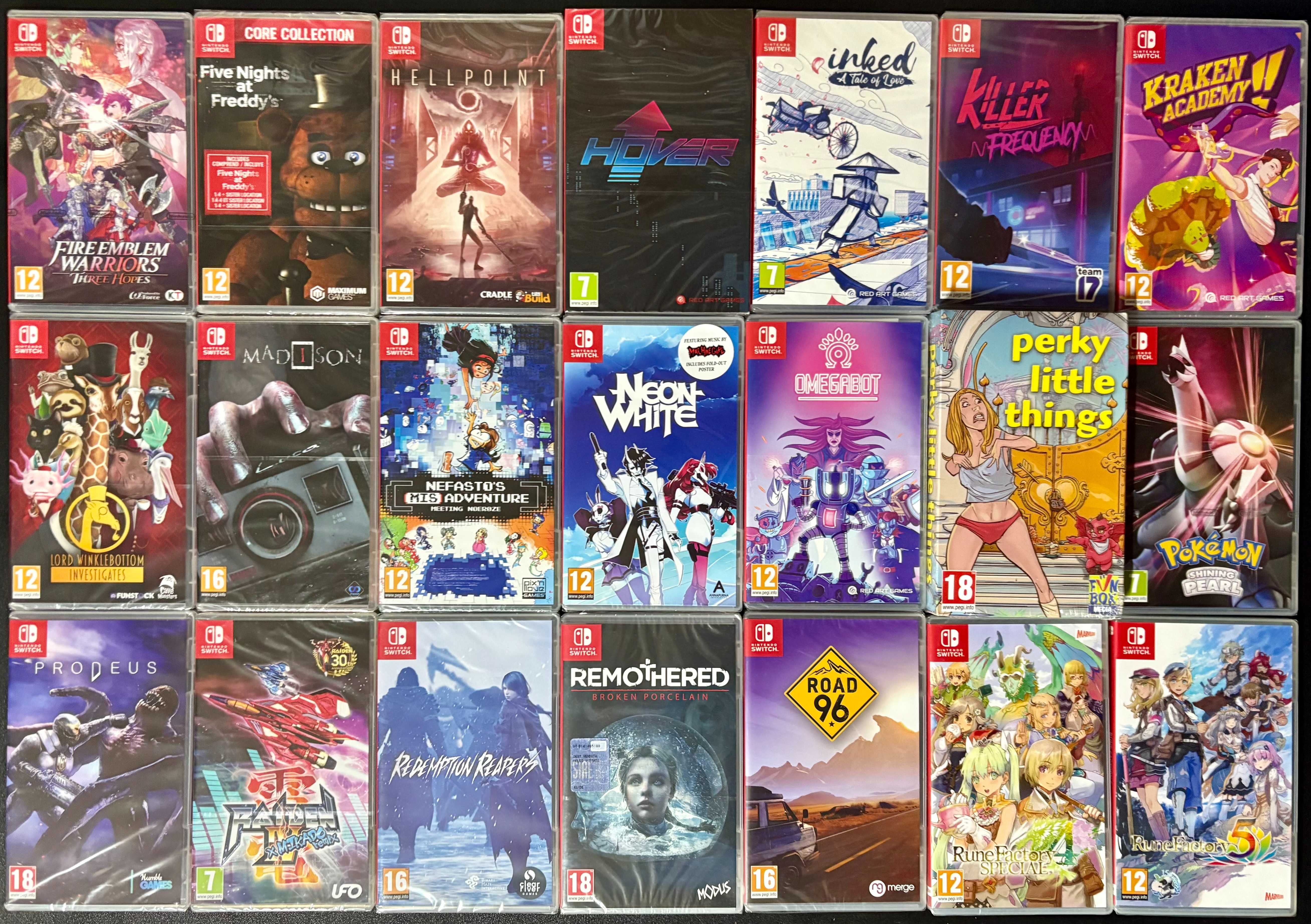 JOGOS Nintendo Switch (Novos e Selados) | Portes Grátis | (à unidade)