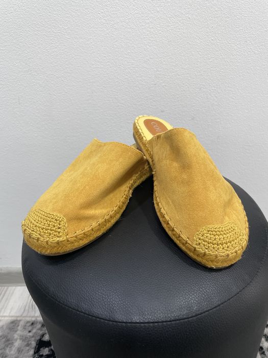 Klapki damskie zamszowe