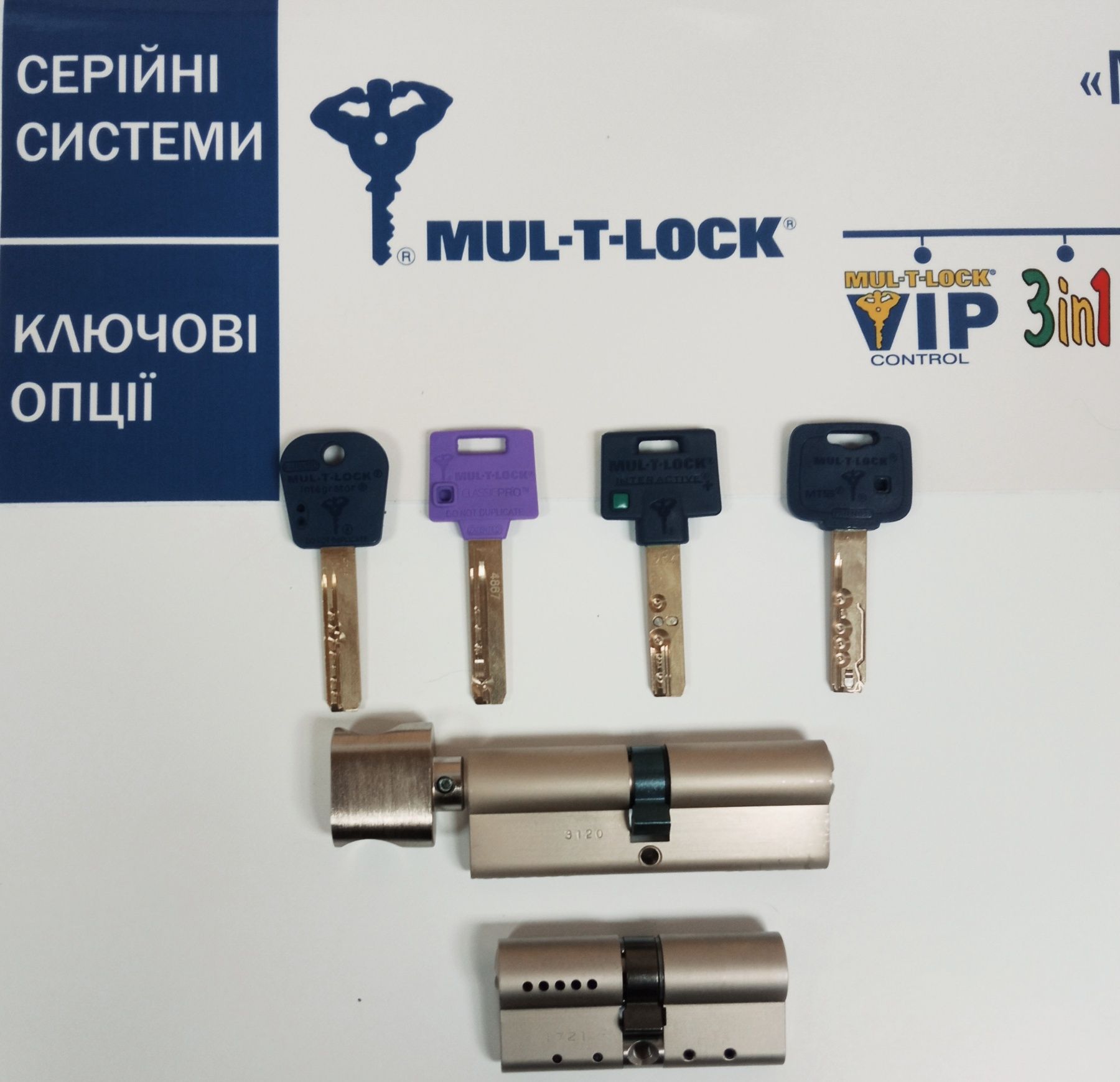 Цилиндры Mul-T-Lock Integrator, Classic Pro, Interactive +, MT5+