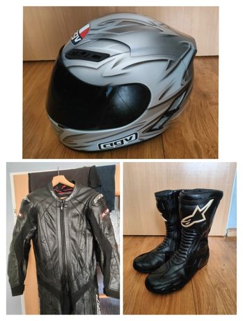 Kombinezon rst kask agv buty alpinestars