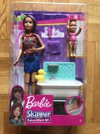 Lalka Barbie Skipper - opiekunka + akcesoria kąpielowe