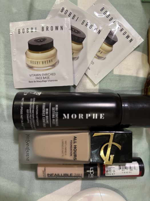 Bobbi brown база 1,5ml paese loreal ysl  тональний ln3 morphe фіксатор