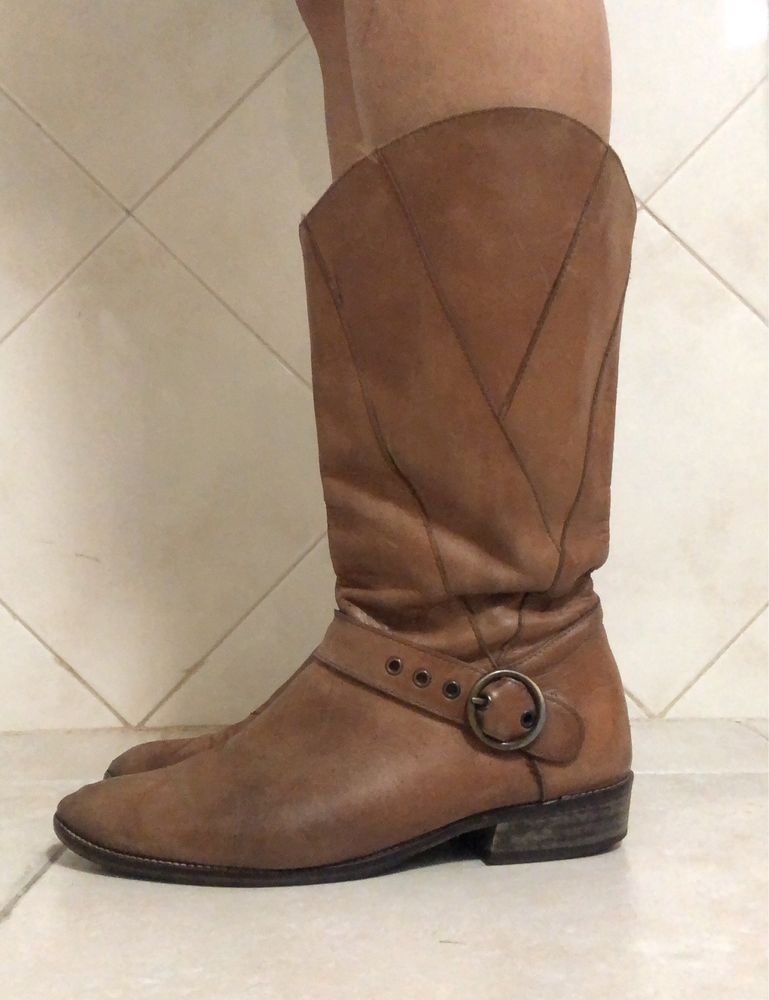 Botas castanhas nr 38