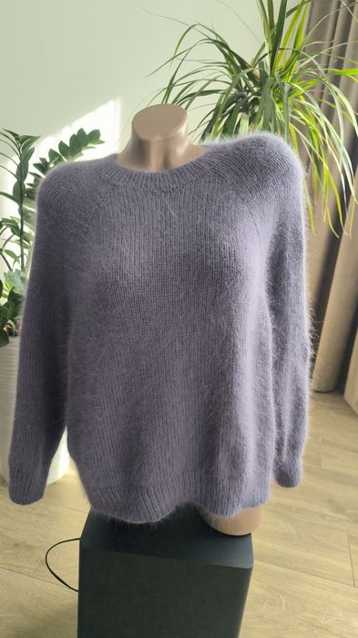 Стильний в'язаний джемпер, светрик  з ангори