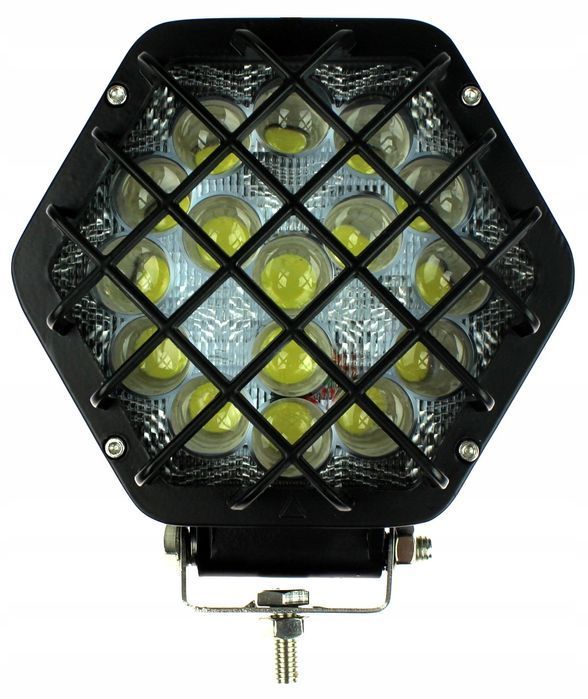 Lampa Robocza 16Led 48W 12/24V Osłona Dalekosiężna