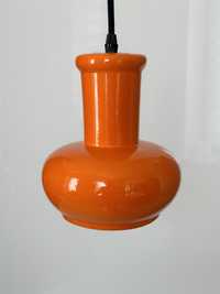 4 ceramiczne lampy wiszace - space age design z polowy XX wieku
