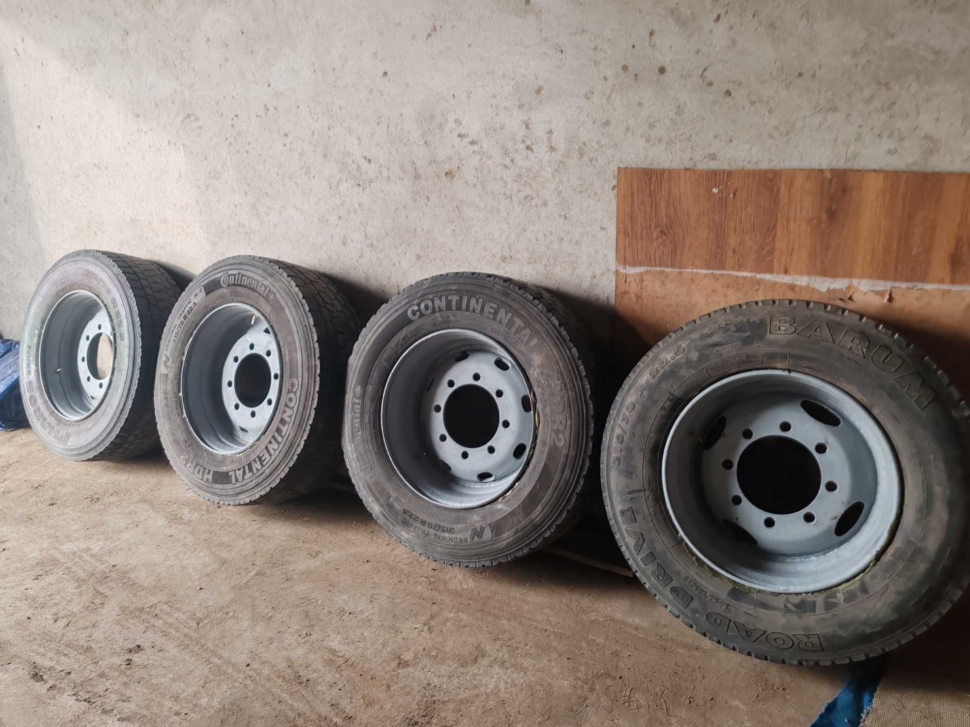 KOŁA BEZDĘTKOWE 8-otworów do Przyczepy  315/70 R22.5