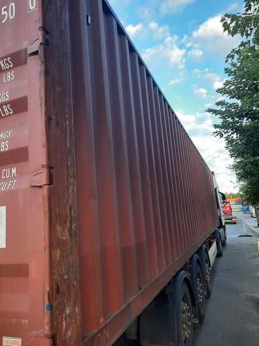 Kontener Morski 40HC Magazynowy 12x2,5x2,6 + Transport HDS