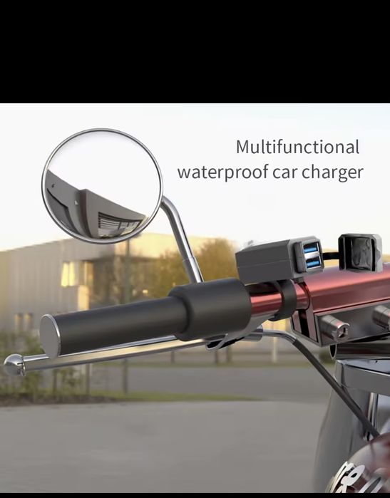 Ficha adaptador USB para moto mota novo