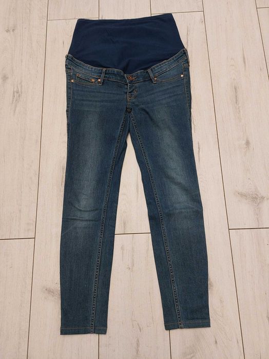 Spodnie jeansy ciążowe H&m Mama Skinny rozmiar 38