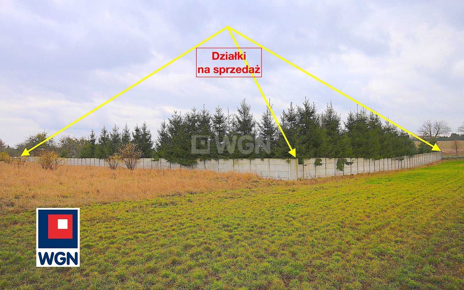 Wolin 14 km. Ogrodzony kompleks działek 5521m2 w centrum Brzozowa