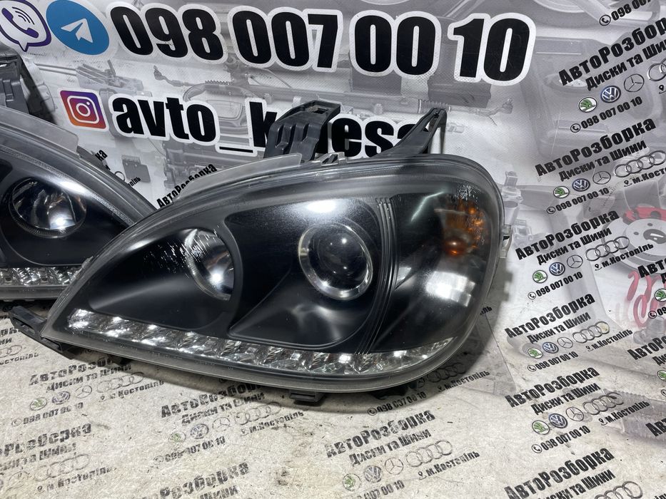 Фари Mercedes w163 Фари Мерседес МЛ-163 1998-2005 Лампи