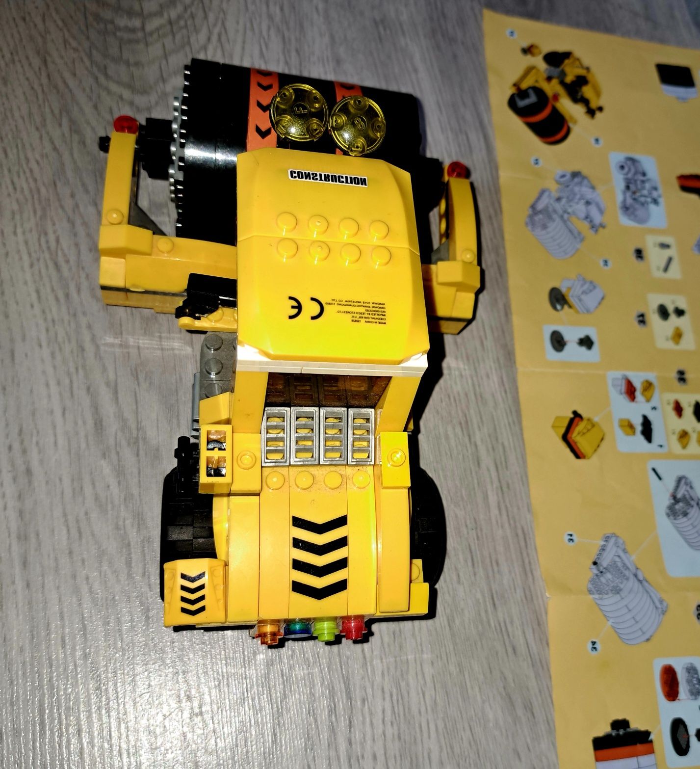 Klocki lego duże Auto walec