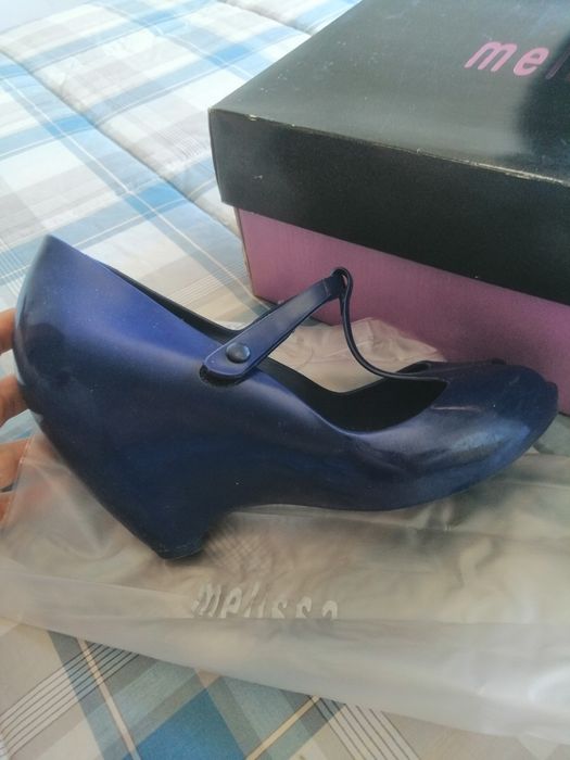 Sandálias Melissa 38 Azul