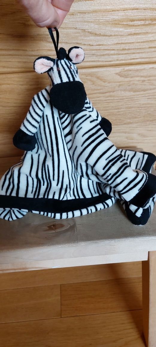 Kocyk przytulanka zebra