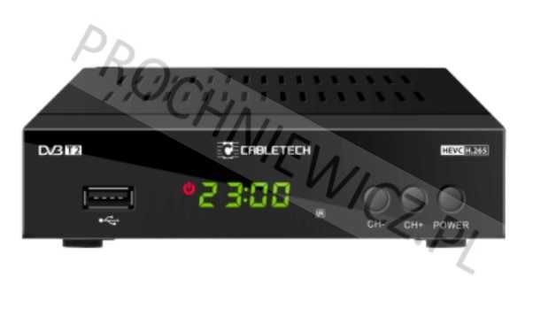 Tuner DVB-T2/DVB-C HEVC H.265 Cabletech